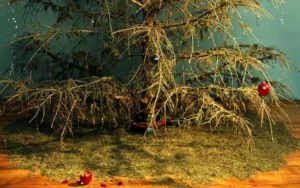 Dried Christmas Tree