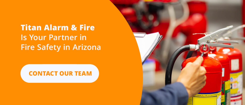 Contact Titan Alarm for commercial fire inspections