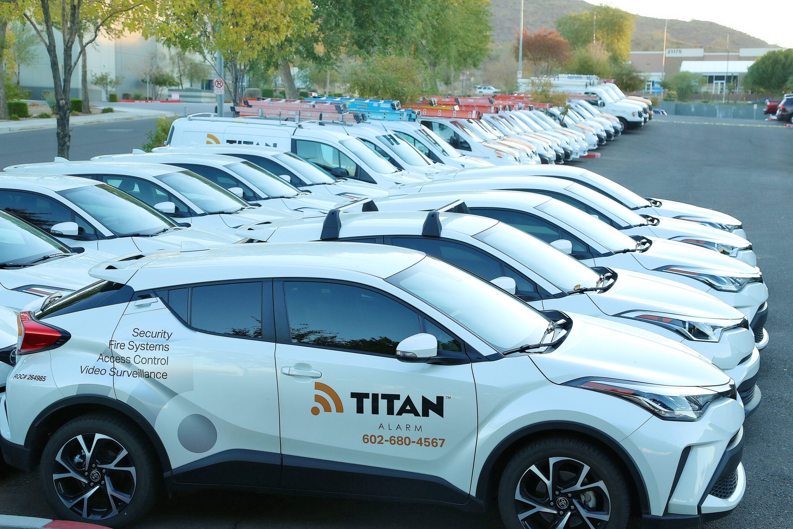 Titan Alarm Vehicle Fleet