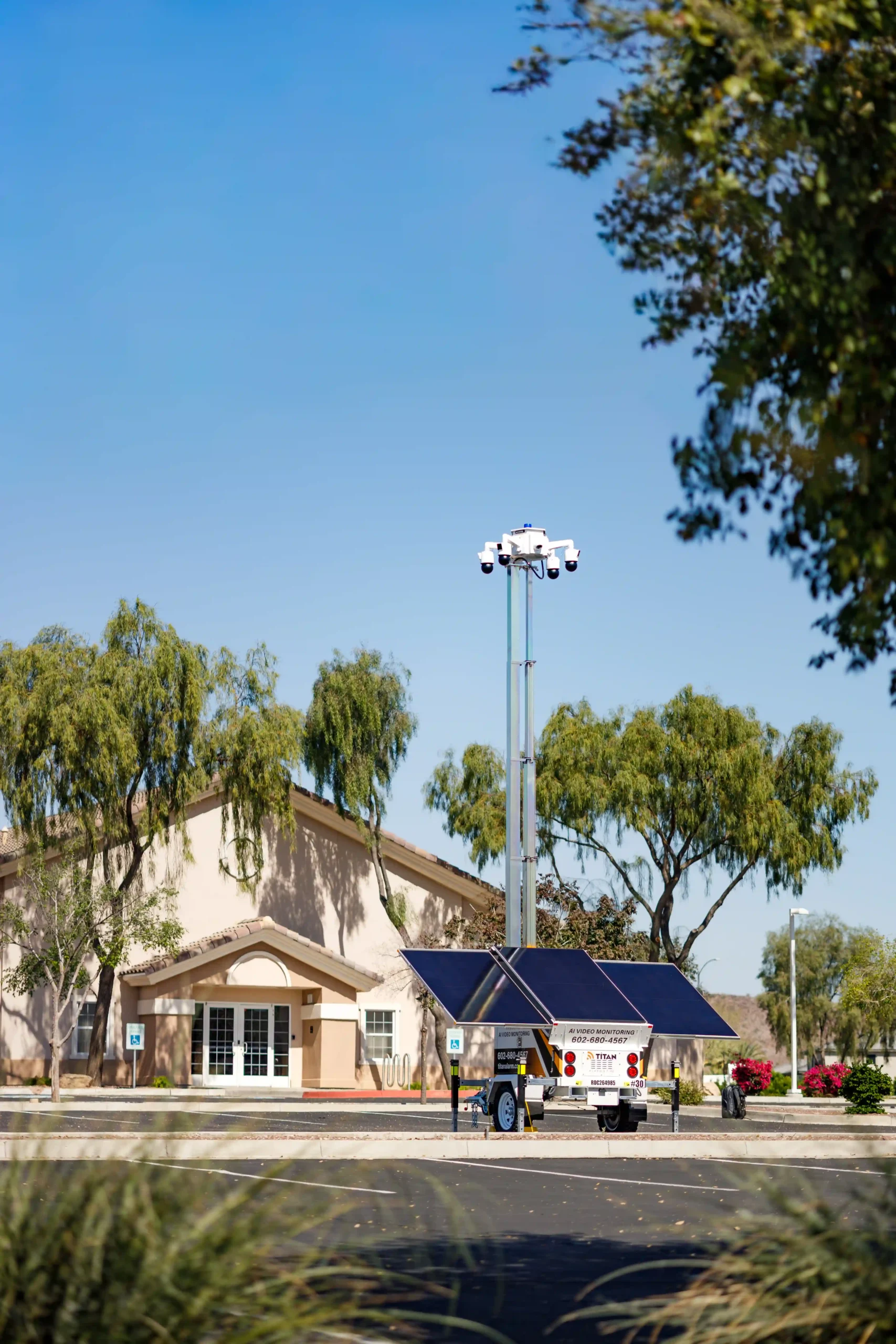 Solar Surveillance Trailer Phoenix, Az